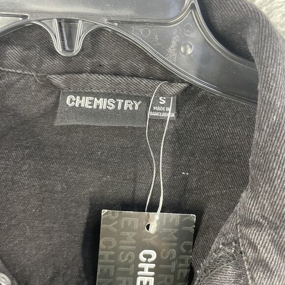 Y2K Chemistry Denim Jacket Mens Small Poetic Justice Tupac Hip Hop 90s Rap - Picture 4 of 15